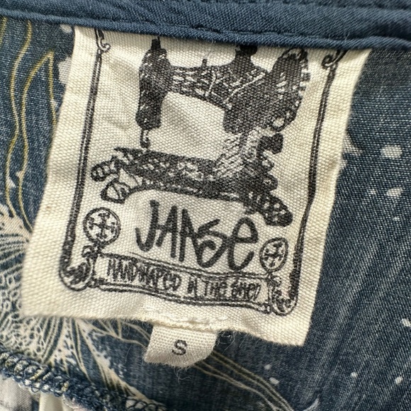 Jaase Floral Bell Sleeve Boho Blouse Tunic Festival Romantic Vibe Poet Top Small - Picture 4 of 14